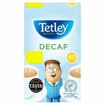 Tetley Decaffeinated Tea Bags - 40's - Pack of 4