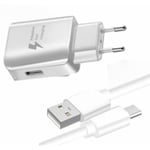 Packladdare + kabel för Motorola Edge 20 Lite snabbladdare Ultrakraftig och snabb NY GENERATION 3A med USB-Typ C-KABEL