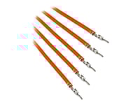 Bitfenix Alchemy 2.0 - Strömkabel - 60 Cm - Tvinnad - Orange (Paket Om 5)