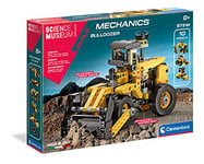 Clementoni-61718-Science Museum-Mechanics Laboratory-Bulldozer-Made in Italy-Vehicles Building Set for Kids from 8 Years and Older, English