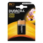 Duracell Plus Power 9v Battery, 1pk