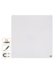Nobo Mini Magnetic Whiteboard Coloured Tile 36x36cm White