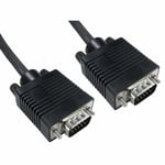 20m LONG Super VGA SVGA PC Laptop Monitor Cable Lead Male To Male 15 Pin