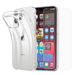 iPhone 13 Pro Deksel + Skjermbeskytter - Gjennomsiktig