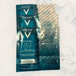 3 x Vichy Mineral 89 Fortifying Instant Recovery Mask 29g Fibre Tissue Mask