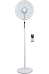 Pedestal Standing Fan 14" Remote Control Oscillating 3 Speed & Timer