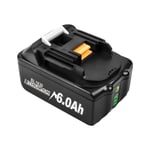 Makita 18V Batteri, 6Ah Kapacitet, Kompatibel med LXT Trådløse Boremaskiner, 2 90Ah
