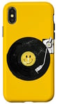 iPhone X/XS Happy Hardcore Vinyl Record Deck Acid House Ravers Case