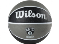 Wilson NBA Team Brooklyn Nets Ball Svart och grå r. 7 (WTB1300XBBRO0)