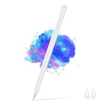 Tymyp Stylet Tablette iPad, Stylo avec Chargement Rapide, Aspiration Magnétique, Détection d'Inclinaison Compatible avec iPad Pro/iPad/iPad Mini/iPad Air (2018-2021)