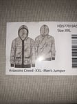 Assassins Creed Men's Jumper Cardigan Cream XXL Official Merchandise Bioworld