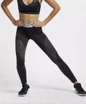 Women's Nike Pro Warm Training Tights Sz XS Black Metallic Sliver AO9228 010