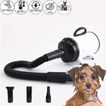 Ledph High Velocity Dog Dryer, Dog/Pet Grooming Force Dryer/Blower Dryer Dog Hair Dryer 3.2HP Stepless Adjustable Speed Pet Hair Force Dryer Dog Grooming Blower with Heater Dog Quick-Drying