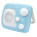 iNNOMAX Shower Waterproof AM/FM Radio, Splash Proof Radio with Speaker for Bathroom