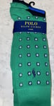 Polo Ralph Lauren Mens 3 Pack Polo Socks Green Blue One Size