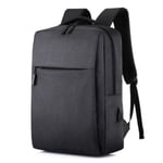 Men Portable Business Backpack Tablet Bag Light Waterproof Black
