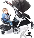 Buggy Board with seat, Standing Board, Toddlers Stroller Board Kiddy Board Two