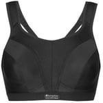 Shock Absorber BH D+ Sports Bra Svart polyester J 80 Dam