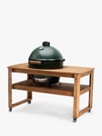Big Green Egg Extra Large BBQ & Eucalyptus Wood Table Bundle with ConvEGGtor & Cover