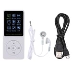 Aufee Color TFT Screen 1.8-inch Small MP4, MP4 Player, USB2.0 for Music Lover,(white)