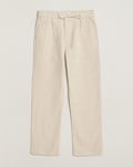 KnowledgeCotton Apparel Loose Linen Pants Light Feather Gray