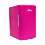 Koolatron Retro Mini Fridge For Bedrooms 6L Small Fridge 8 Can Table Top Fridge Quiet Mini Fridges For Skincare Food Drinks Kids Home Car & Travel 12v Portable Cooler Warmer Refrigerator, Pink