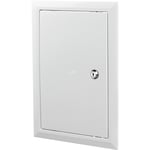 Duka inspektionslucka i plast, 400x500, vit