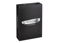 CableMod PRO Series ModMesh RT-Series - Strømkabelsett - formstøpt - svart, rød