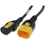 Adnauto - Cable C13 femelle vers C14 mal 2m avec blocage