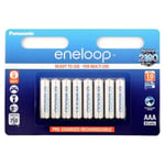 Panasonic Eneloop BK-4MCCE Laddningsbara AAA-Batteri 8-pack