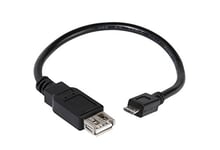 Vivanco T-CO Câble Adaptateur OTG USB vers USB 2.0 Noir 0,2 m