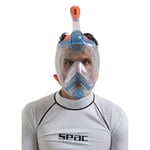 Seacsub Unica Mid Snorkeling Mask Junior Durchsichtig,Blå S-M