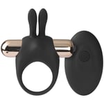 Sinful Gold Bullet Remote-controlled with Rabbit Penis Ring Sleeve - Mixed colours