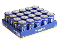 Varta 04020 211 111, Single-Use Battery, D, 1,5 V, 20 Styck, Blå, Cylindrisk
