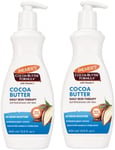 2X Palmers Cocoa Butter Formula Lotion Moisturiser Dry Skin Marks 400Ml Pump