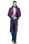 Mask Paradise Halloween 80088-272-027 Gangster Costume pour homme en polyuréthane et polyester Bleu/violet Taille XL