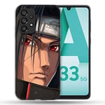 Coque pour Samsung Galaxy A33 5G Manga Naruto Itachi Visage