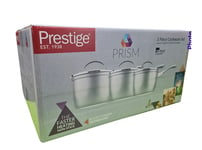 Prestige Saucepan Set With Lid Non Stick Aluminium Silver 14/16/18cm Set of 3