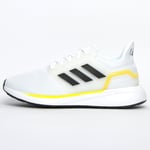 Adidas EQ19 Run Mens Performance Running Shoes Casual Gym Fitness Trainers White
