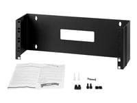 Startech.Com 4U Hinged Wall Mount Patch Panel Bracket - 6 Inch Deep - 19" Patch Panel Swing Rack For Shallow Network Equipment- 33Lbs (Wallmounth4) - Fäste För Väggmontering - 4U - 19"