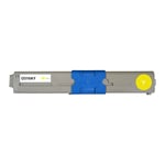 Toner Cartridge for Oki MC562DNW 44469704 Yellow Cartridge Compatible 1 Pk