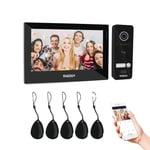 Smart Video Doorbell, Trådlös Anslutning, 1080p Upplösning, 2M1D-1knapp