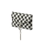 JIMMY CHOO Crystal Black White Micro Evening Shoulder Clutch Bag Rrp £650