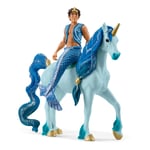 SCHLEICH Bayala Aryon on Unicorn Toy Figure Set | New