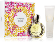 Versace Eros Pour Femme Eau De Toilette Spray 100ml + Body Lotion 150ml Gift Set