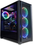 CyberpowerPC Luxe Gaming PC - Intel Core i9-11900KF, AMD Radeon RX 6700 XT 12GB, 32GB RAM, 1TB NVMe SSD, 650W 80+ PSU, Wi-Fi, Liquid Cooling, Windows 11, 4000D Airflow