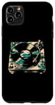 Coque pour iPhone 11 Pro Max Platine vinyle DJ Camouflage – Amoureux de musique vintage