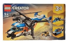 Lego 31096 Creator 3 in 1 Twin Rotor Helicopter Brand New Sealed box not perfect