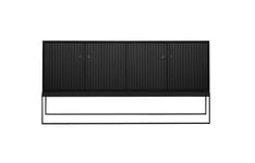 Ygg & Lyng Dis Skjenk Rett mønster 160 cm flervalg-Wenge (sort)-Lav-Messing