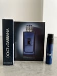 DOLCE & GABBANA K BY DOLCE & GABBANA King 1ml Sample Spray New!